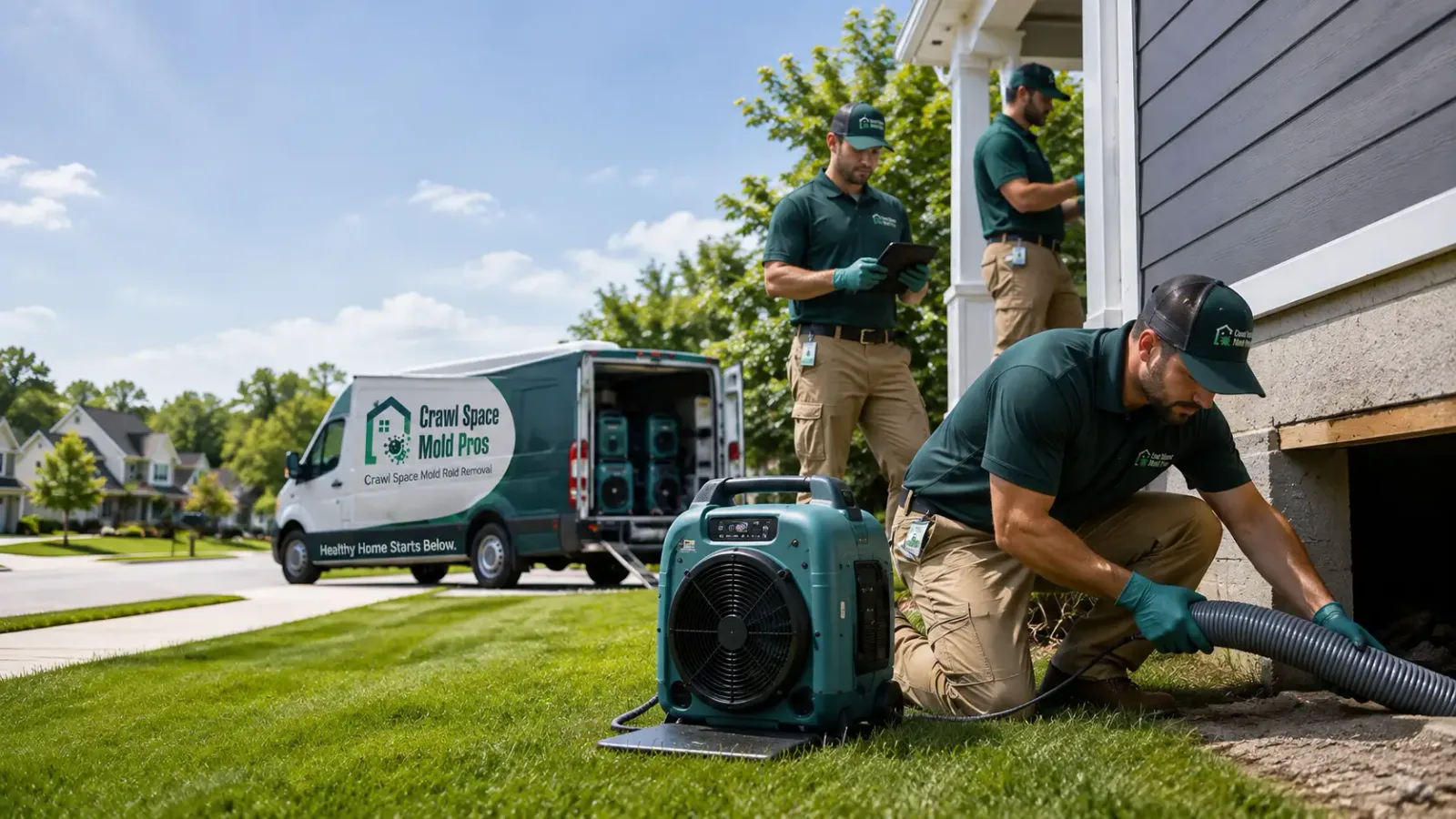Crawl Space Mold Removal in Young America, MN